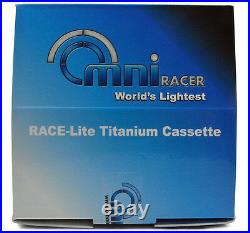 OMNI Racer WORLDS LIGHTEST Titanium 11 Cassette Fit Shimano Sram, Dura Ace 11-25