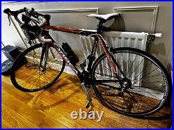 Orbea aqua road bike size 57 black/orange good condition Shimano serviced