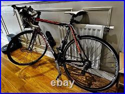 Orbea aqua road bike size 57 black/orange good condition Shimano serviced