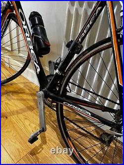 Orbea aqua road bike size 57 black/orange good condition Shimano serviced