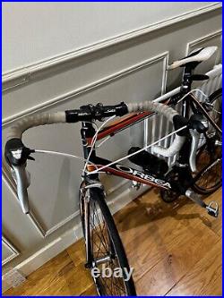 Orbea aqua road bike size 57 black/orange good condition Shimano serviced