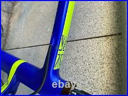 Planet X EC130E carbon road bike XLarge racing blue aero used shimano 105