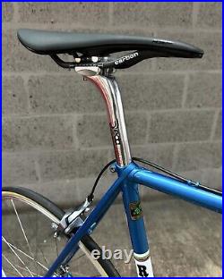 Retro Modern Brian Rourke 57cm Blue & Chrome 531 NEW Shimano 11 speed 105 Silv