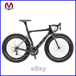 SAVA Carbon Road Bike 700C Racing Bicycle & SHIMANO Ultegra R8000 22 Speed Grey