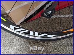 SAVA carbon fibre road bike 700c 50cm Shimano 18 speed black, white, orange