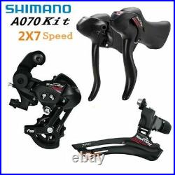 SHIMANO TOURNEY A070 Road Bike Bicycle kit RD/FD/Shift / Brake Levers 2 x 7S