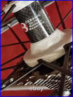Scott Foil 15 Carbon Aero Road Race Bike 54cm Shimano DI2 Group Set Fulcrum