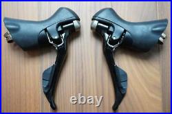 Shimano 105 ST-5800 2x11-speed Double STI Shifter Lever Set Black USED