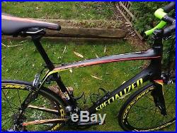 Specialized Roubaix carbon road bike Mavic Cosmic wheels Shimano Ultegra Di2