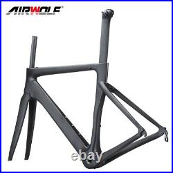 T1000 Carbon Road Bike Frame 700C Bicycle Frameset 48 51 54 56cm BSA V Brake