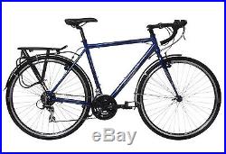 Touring Road Bike, Lightweight Alloy Commuter Bicycle 24 Speed Shimano 700C