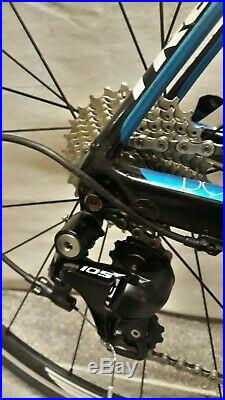 Trek Domane 4.0, Full Carbon Road Bike, Shimano 105, Size 54cm, Black/Blue VGC
