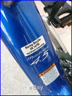 Trek Madone 4.5 Carbon Fibre Road Racing Bike Shimano Bontager 56 Cm Frame