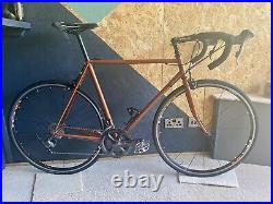 Vintage Olmo Italian racing road bike. Copper Restored With Shimano Ultegra Parts