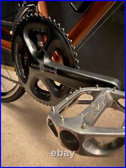 Vintage Olmo Italian racing road bike. Copper Restored With Shimano Ultegra Parts