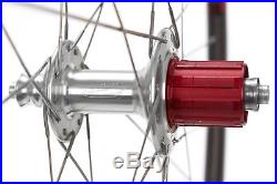 Zipp 202 Road Bike Wheel Set 700c Carbon Tubular Shimano 10 Speed