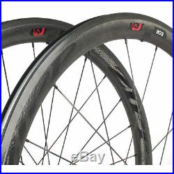 Zipp 303 Firecrest Carbon Clincher Road Bike Wheelset Shimano/Sram 11-Speed 700c
