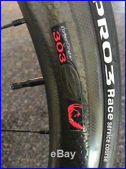 Zipp 303 Firecrest Road Bike Wheel Set 700c Clincher Shimano 11 Speed Carbon