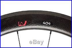 Zipp 404 Firecrest Road Bike Wheel Set 700c Carbon Tubular Shimano 11 Speed