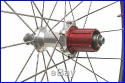 Zipp 808 Road Bike Wheel Set 700c Carbon Tubular Shimano 10 Speed Continental